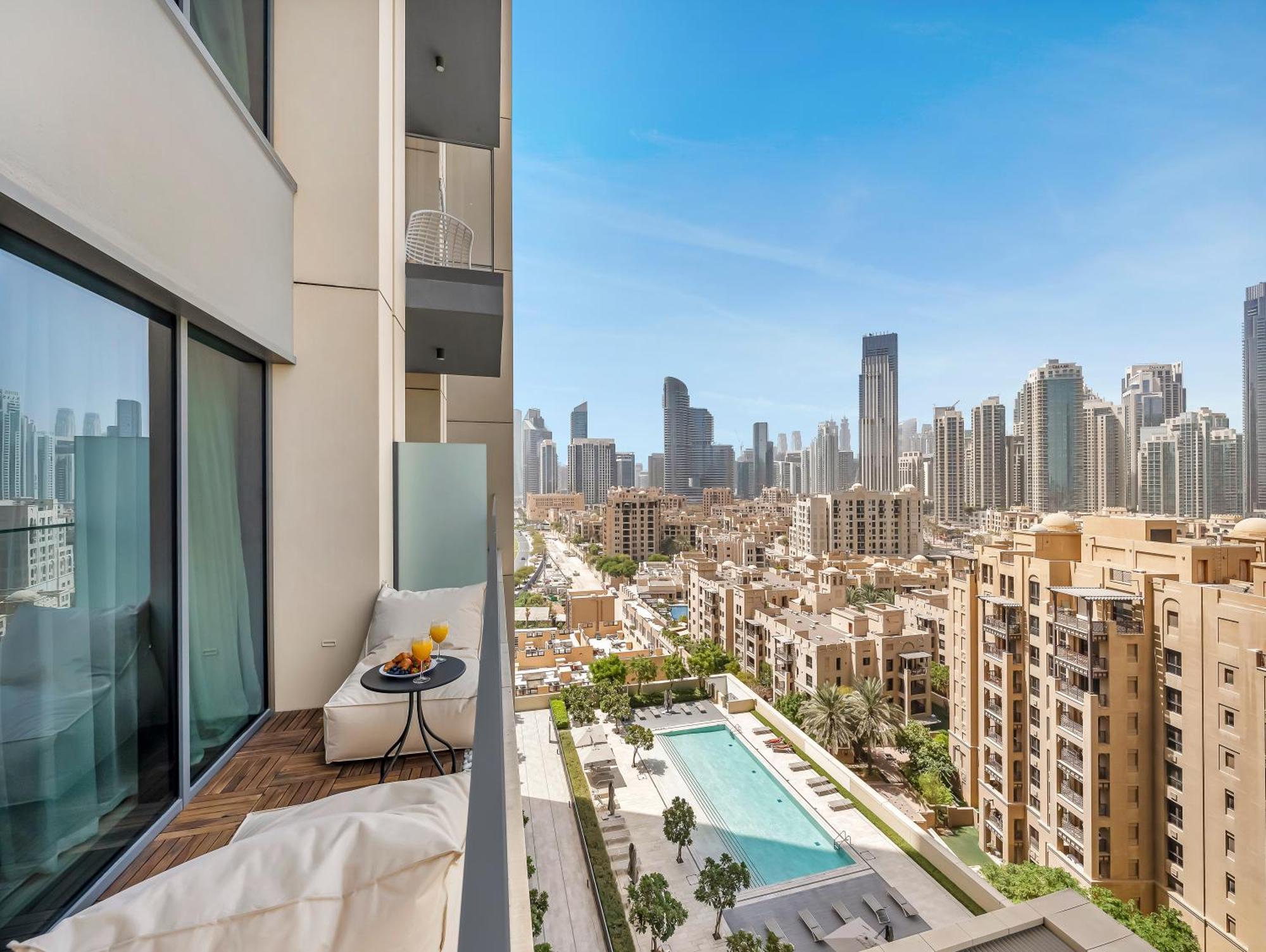 Smartstay At Burj Royale - Full Burj Khalifa View - Brand New Luxury Apartments 迪拜 外观 照片